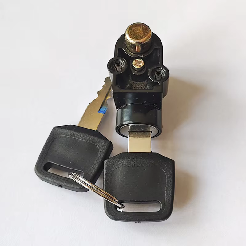 Serrure de boîtier de batterie de véhicule électrique, serrure avant, serrure à grosse tête, serrure antivol de véhicule électrique, vélo électrique