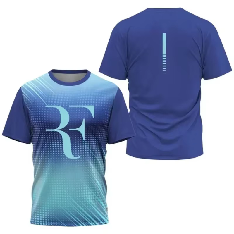 Costume d'entraînement de Tennis à séchage rapide pour hommes et femmes, T-Shirt de sport décontracté commémoratif de retraite Roger Federer, nouvelle collection d'été