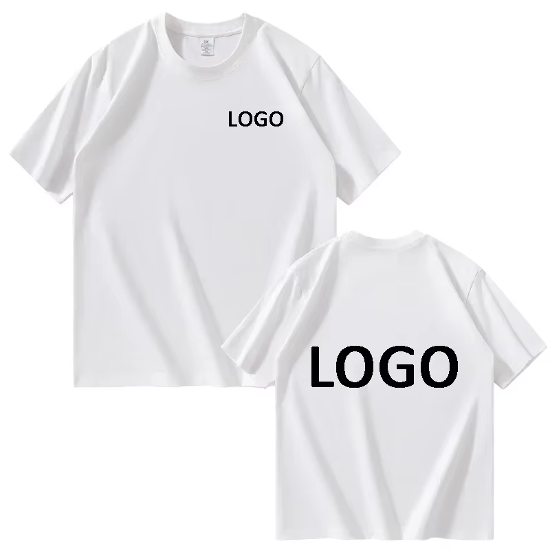 T-shirts imprimés en coton personnalisés hommes mode t-shirt à manches courtes femmes personnalité décontracté