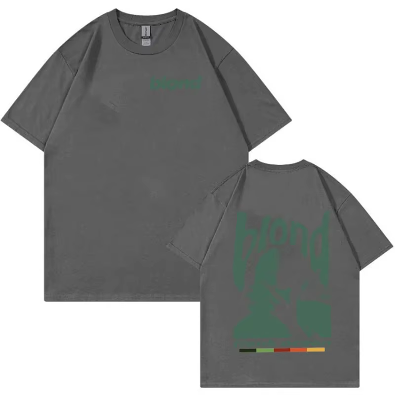 Rappeur Frank rétro graphique T-shirt hommes femmes Hip Hop océan Album vêtements T-Shirts Y2k unisexe blond mode