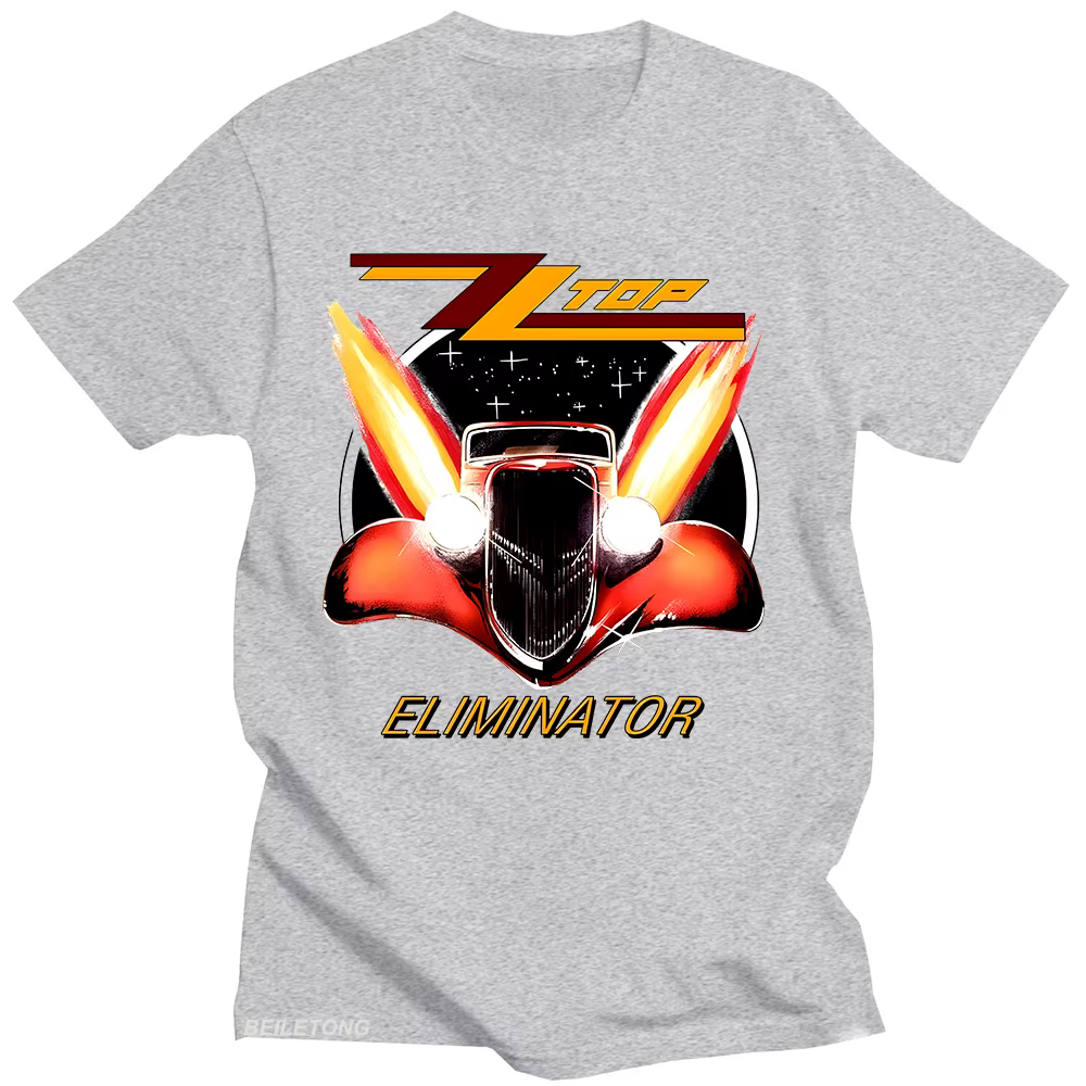 ZZ Top Eliminator 1983 Tour T-Shirt ZZ Top Rock hommes Vintage classique t-shirts été femmes/hommes coton respirant