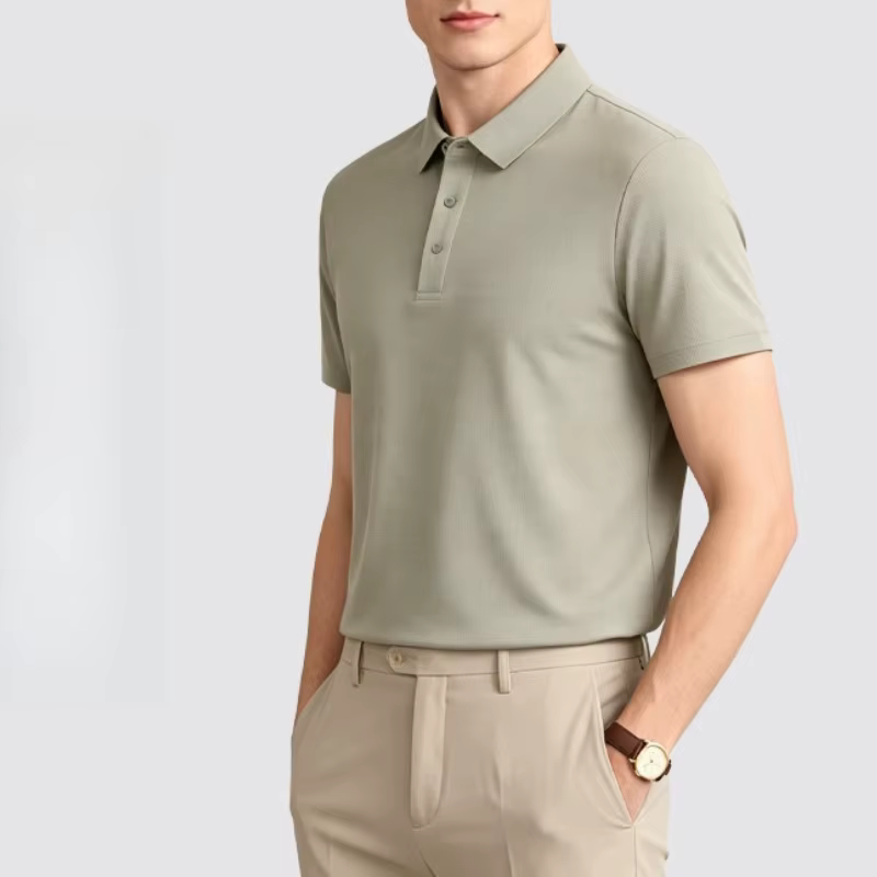 Polo fin pour homme, personnalisé