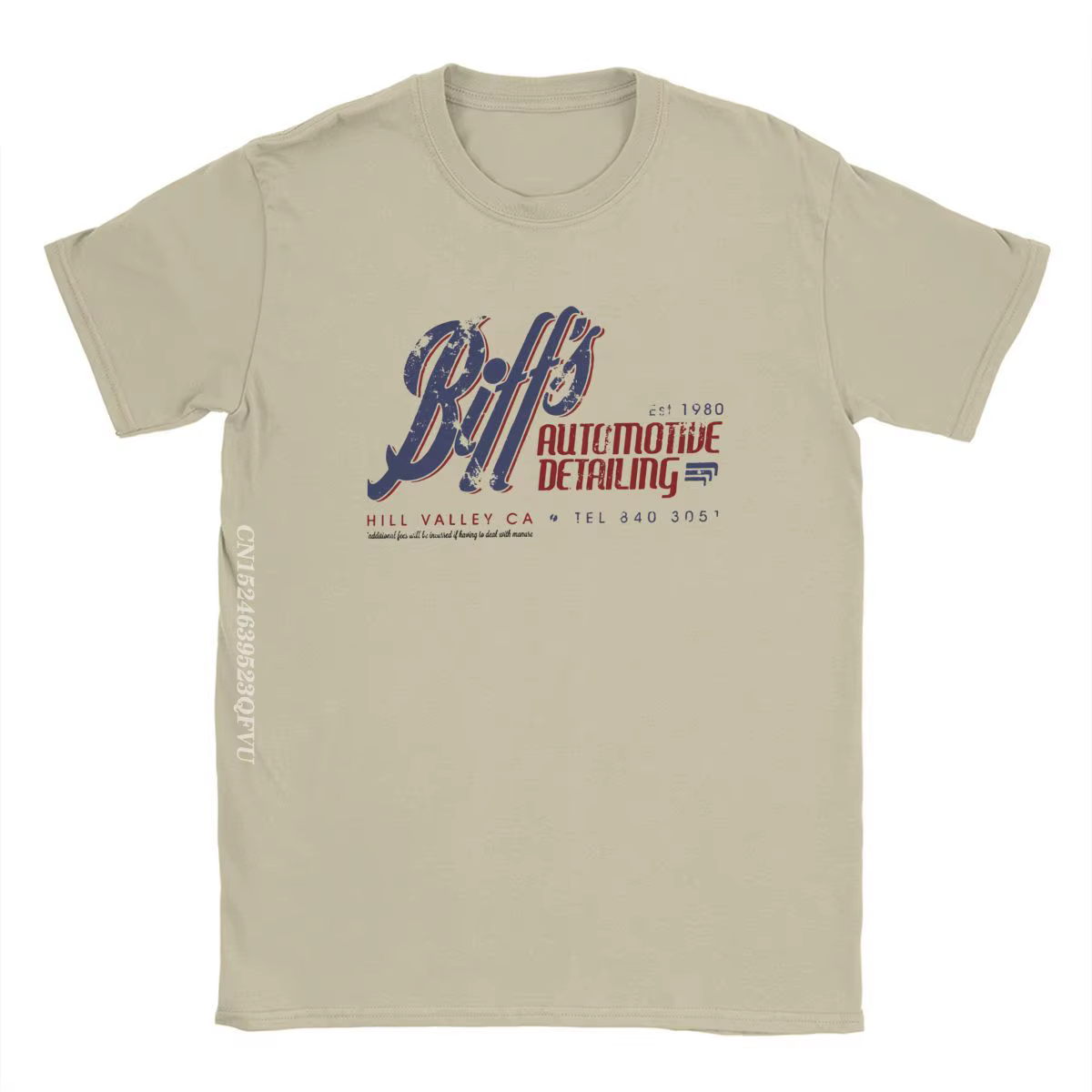 Auto détaillant T-Shirts hommes retour vers le futur temps voyage film BTTF t-shirt Manga hauts