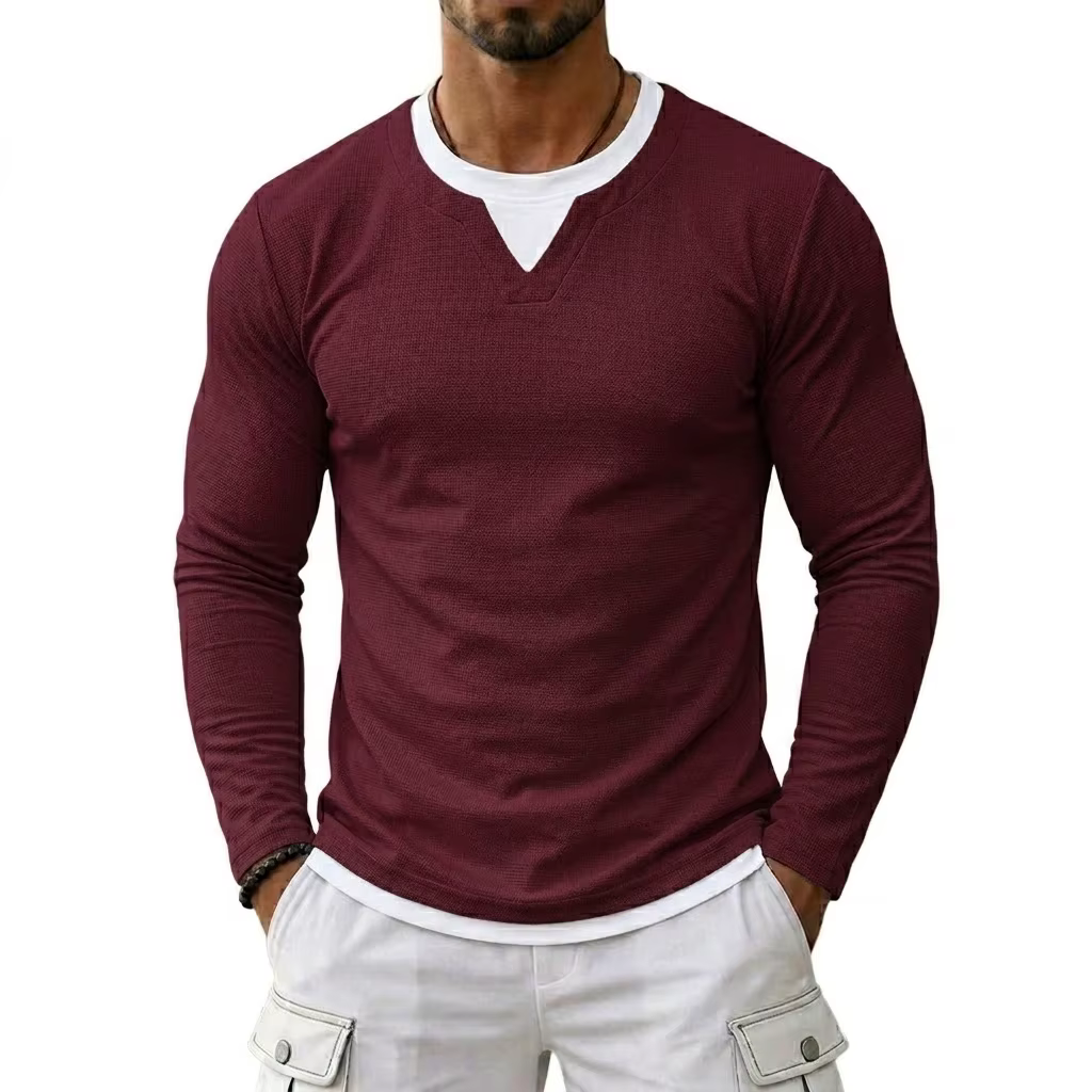 T-shirts de luxe à manches longues pour hommes – Marques décontractées