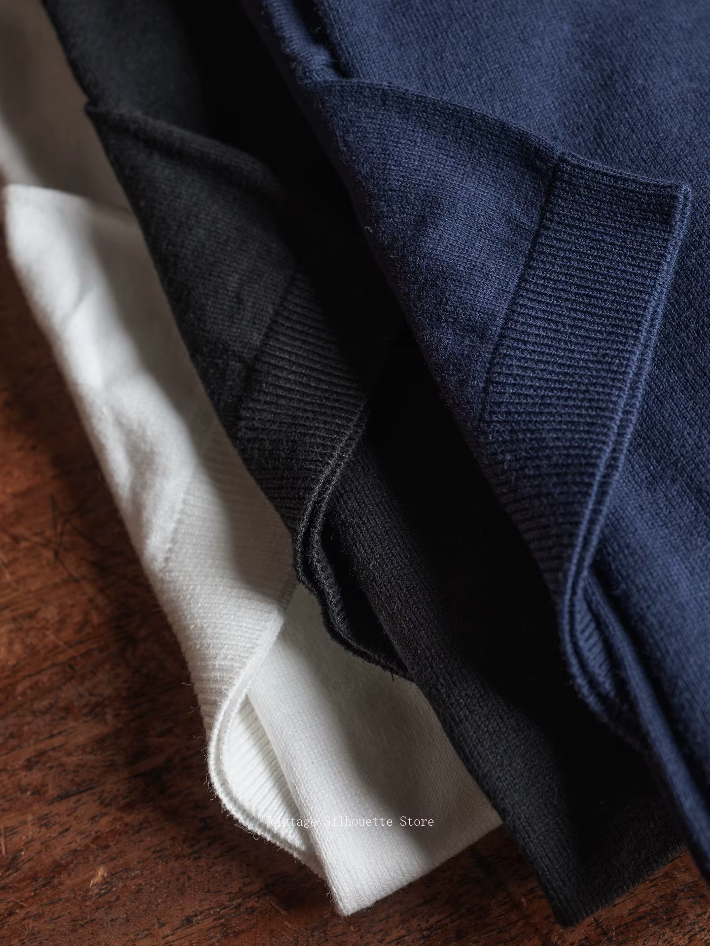 Polo en tricot vintage pour homme