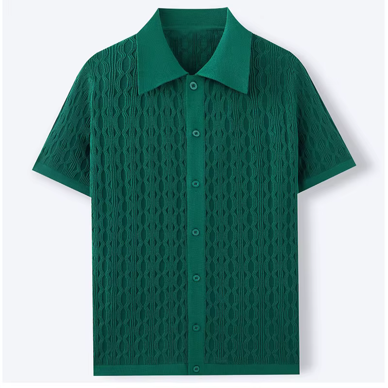 Polo en tricot décontracté pour homme