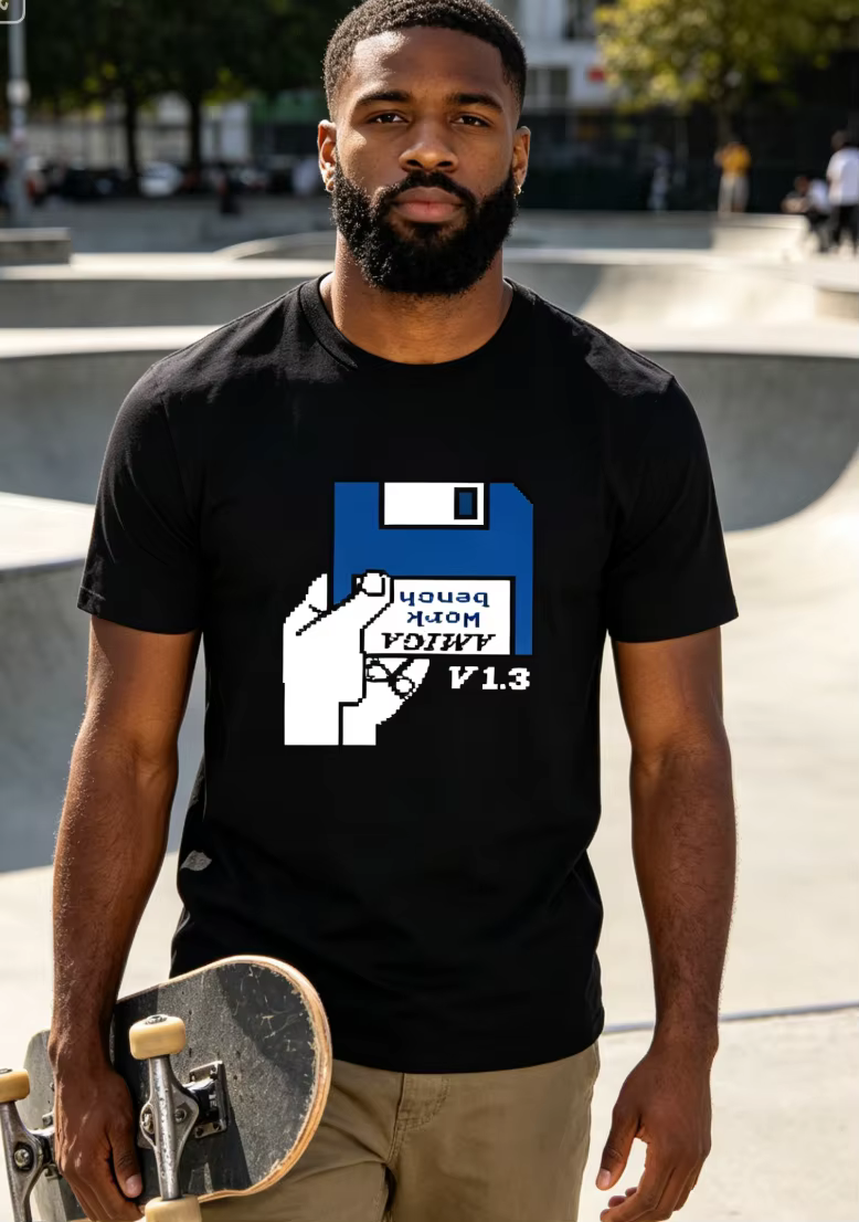 Nouveau t-shirt noir pour hommes
