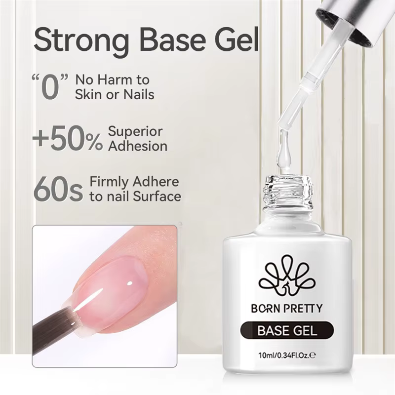 BORN PRETTY-Verhéritage à Ongles Semi-Permanent vernis semis permanents uv Super Top Coat et Base Gel, Verhéritage Gel, Verhérit