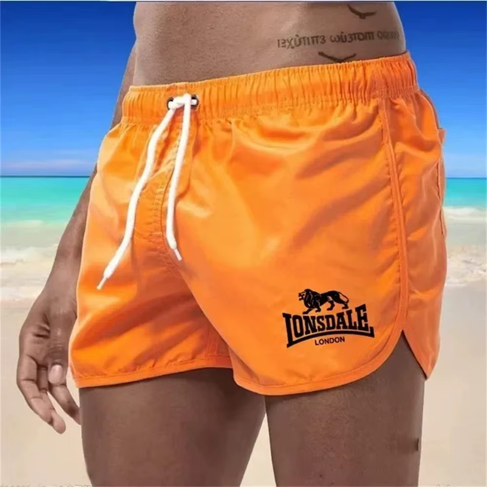 Shorts de plage imprimés pour hommes Lonsdale