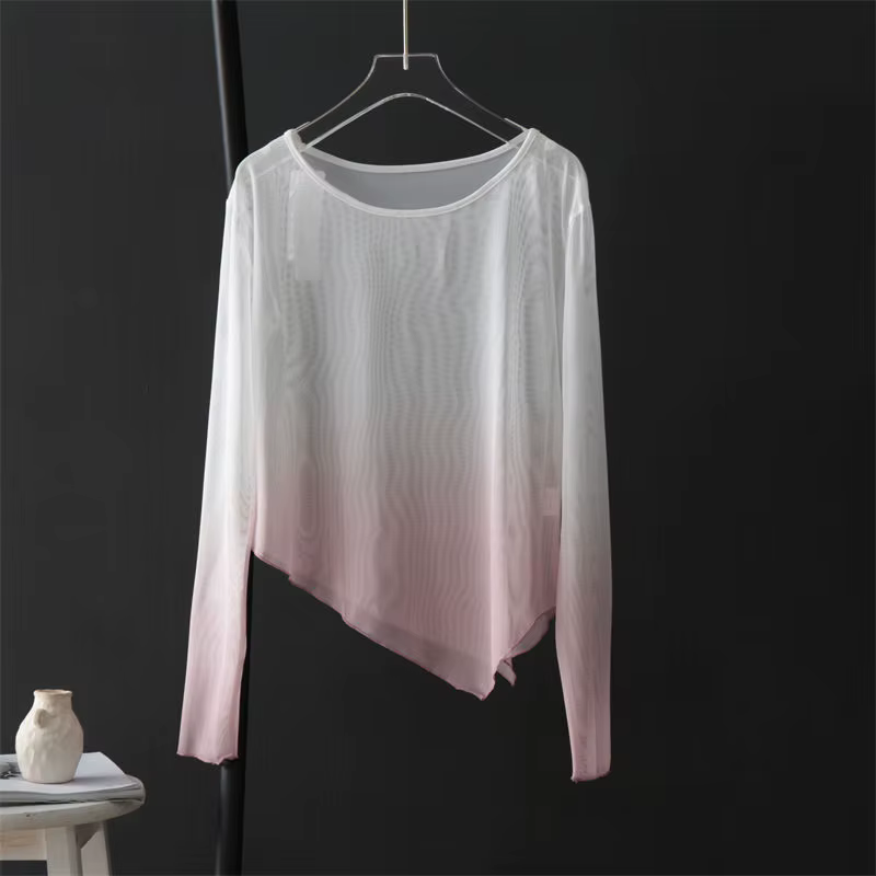 Nouvelle Collection Été : T-shirts Tie-Dye Slim Fit Transparents Anti-UV