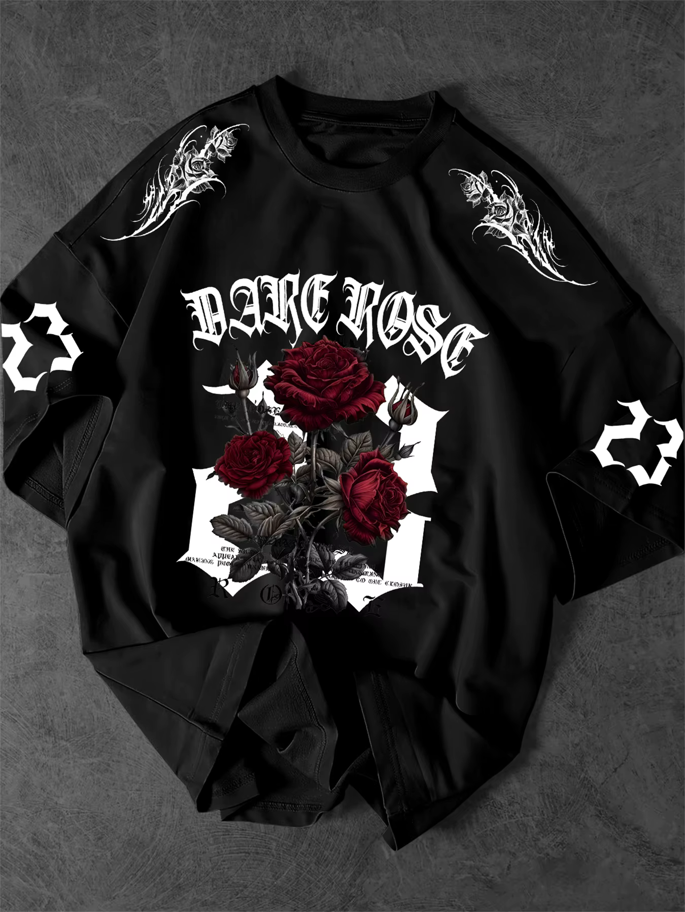 T-shirt graphique Dark Rose 23 pour hommes