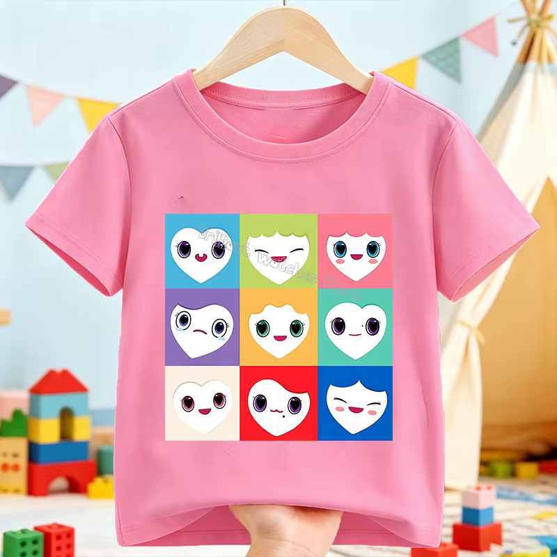 T-shirt rose Kpop Girl Group pour enfants