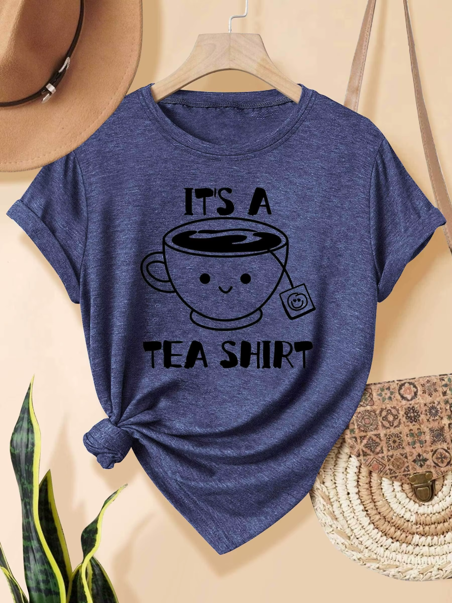 It's A Tea Shirt T-shirt pour femme - Motif avec jeu de mots mignon