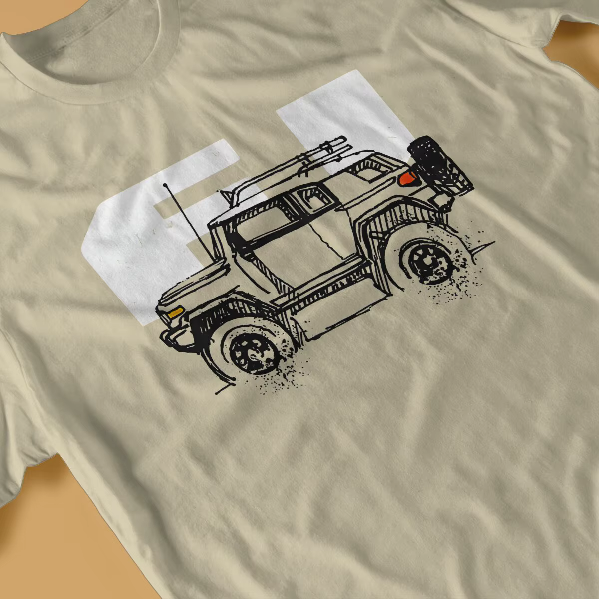 T-shirt en coton à manches courtes pour hommes