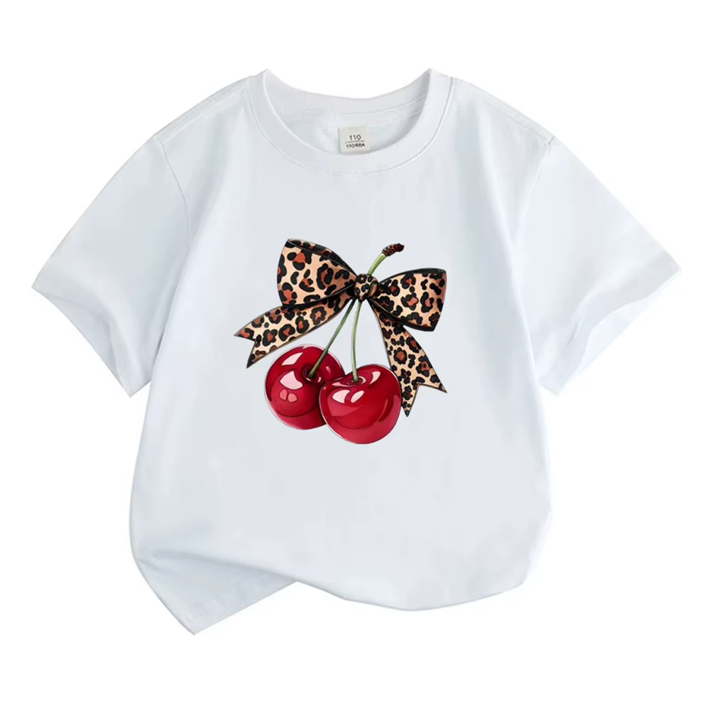 T-shirt pour enfants, T-shirts à manches courtes pour filles