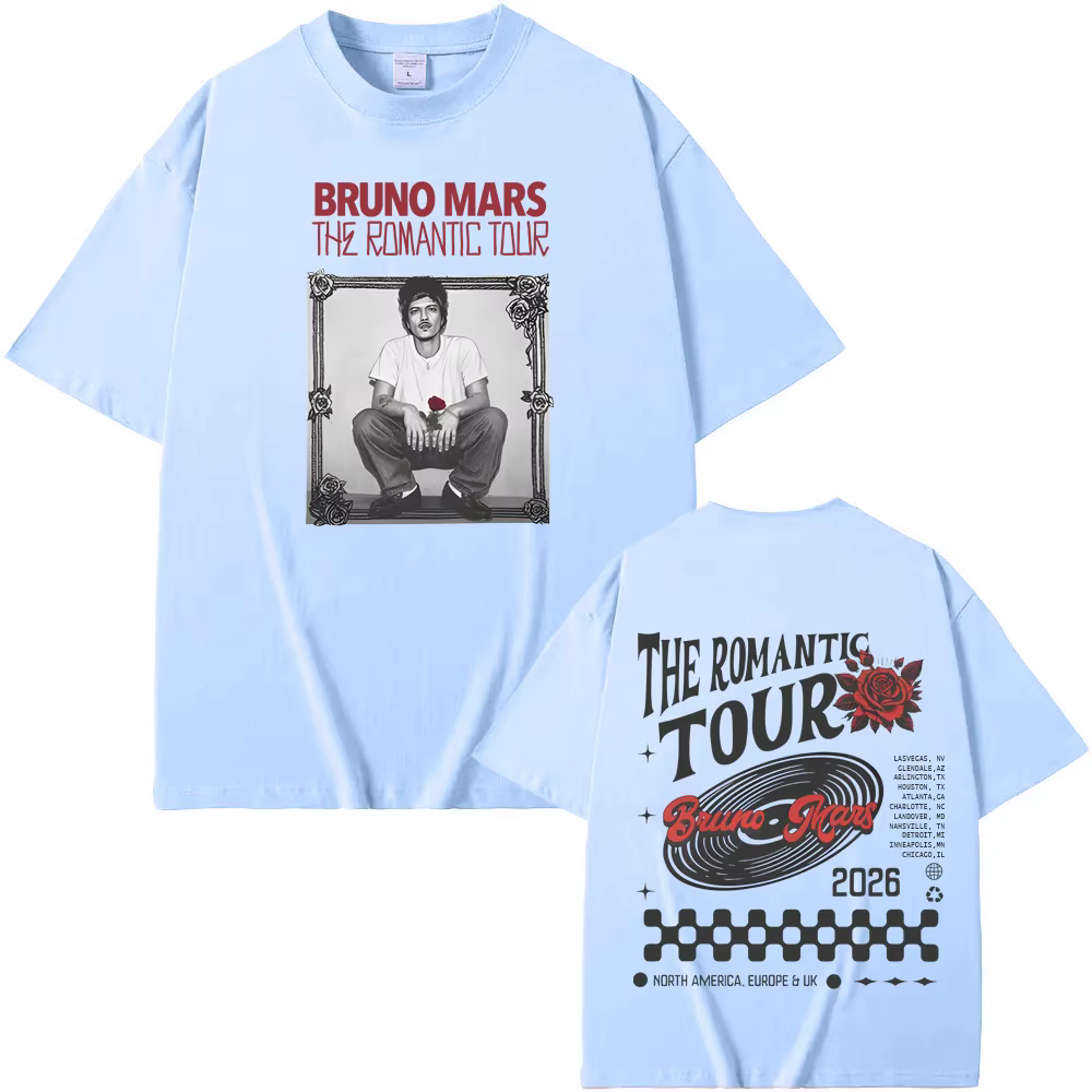 T-shirt Bruno Mars The Romantic Tour