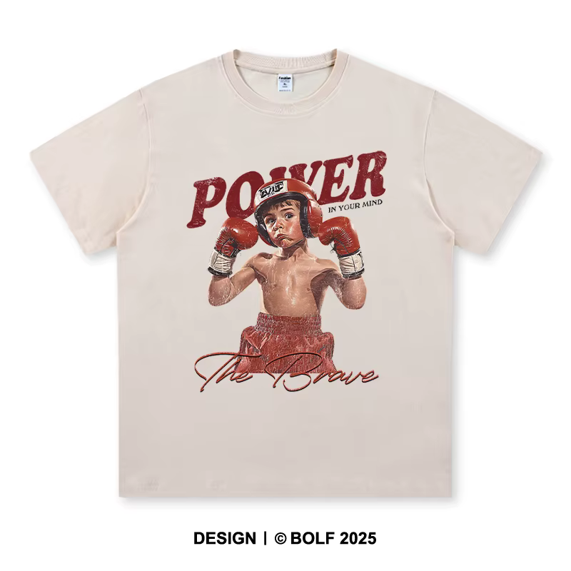 Boxe Gym Boy imprimé hommes femmes T-Shirt 100% coton surdimensionné graphique hauts t-shirts pour l'été