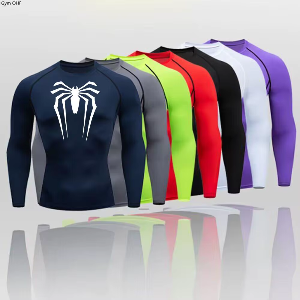 T-shirt de sport Spider pour homme