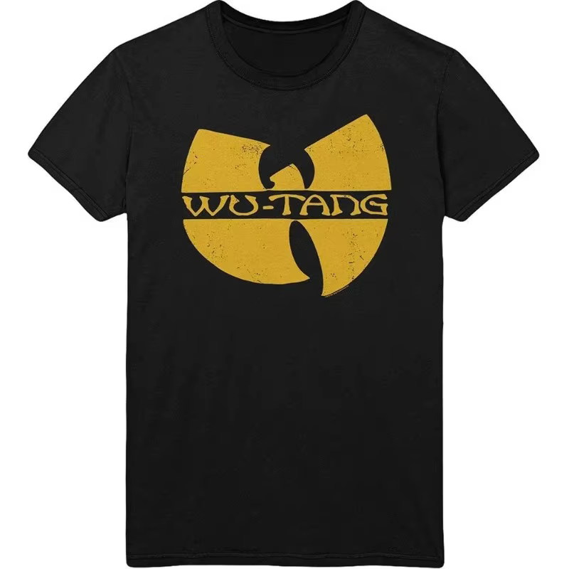 T-shirt classique Wu-Tang Clan avec logo W pour femmes et hommes