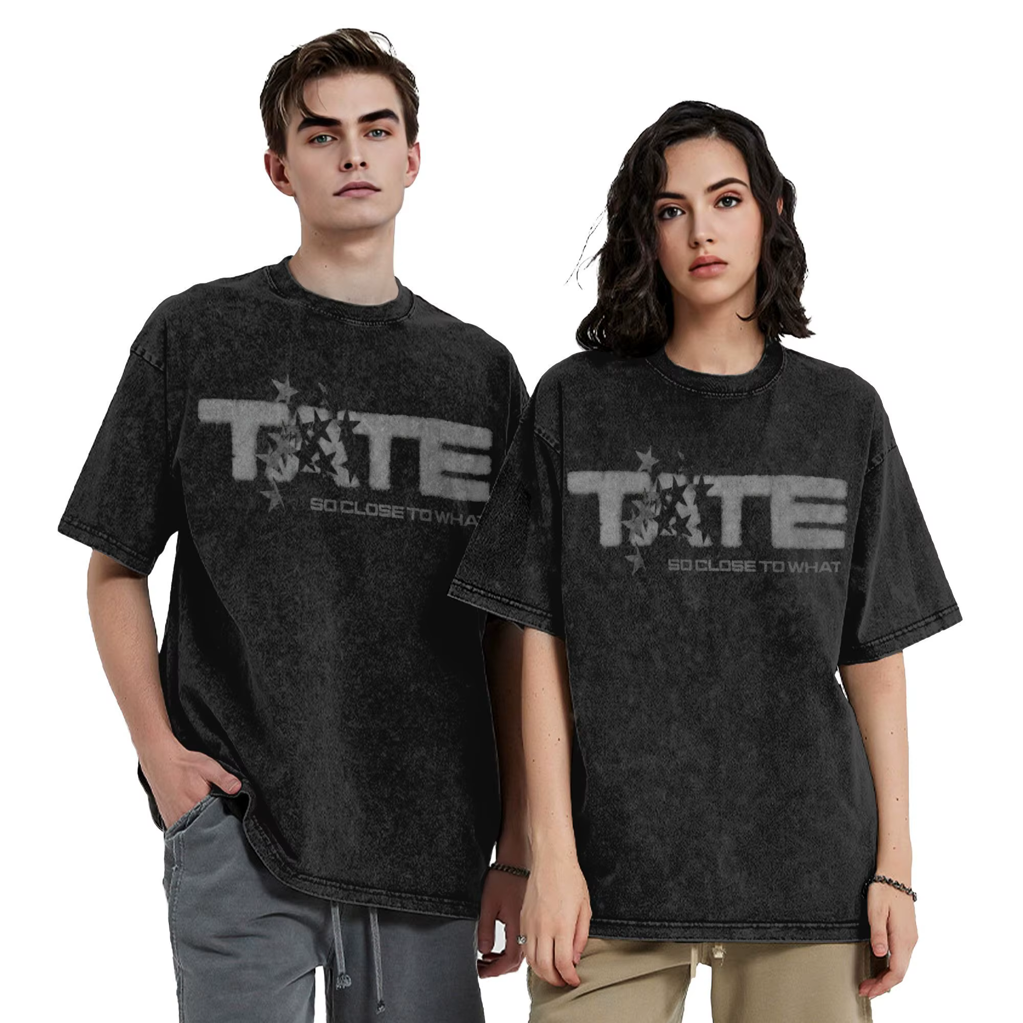 T8 maillot de Football Tate Mcrae lavé T-Shirts Streetwear Hip Hop Vintage T-Shirts hommes femmes 100% coton Harajuku imprimé