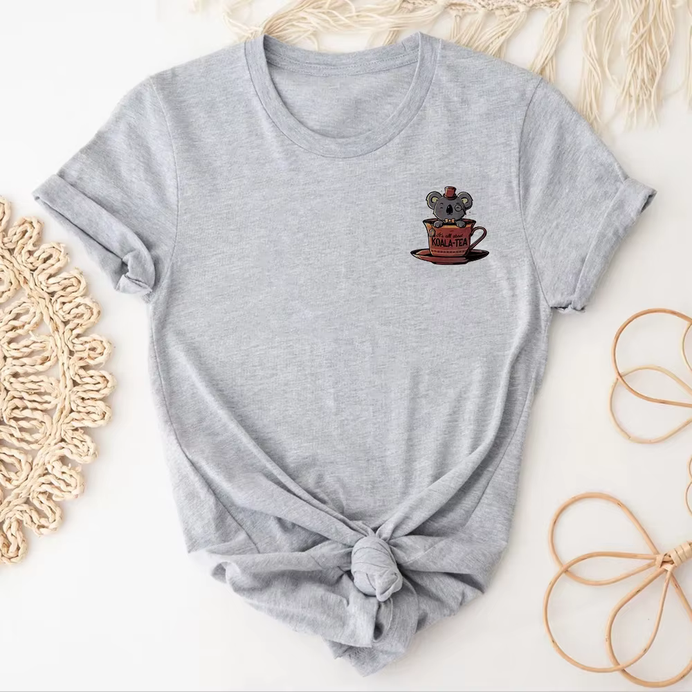 Koala t-shirt femmes été bande dessinée haut japonais femme