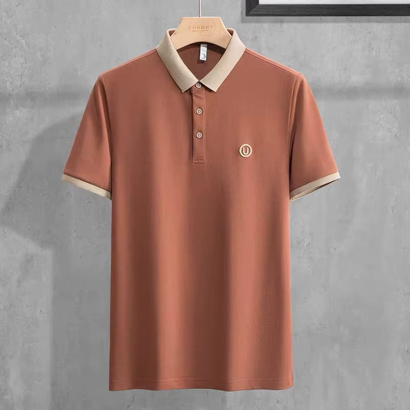 Nouveau Polo Homme Été 2025 de Haute Qualité à Manches Courtes
