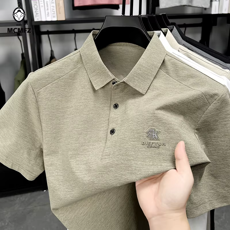 Polo à manches longues pour homme