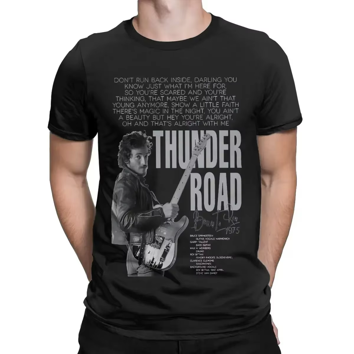 T-shirt Crazy Bruce Springsteens Metal The Boss Rock Music Tour pour hommes et femmes