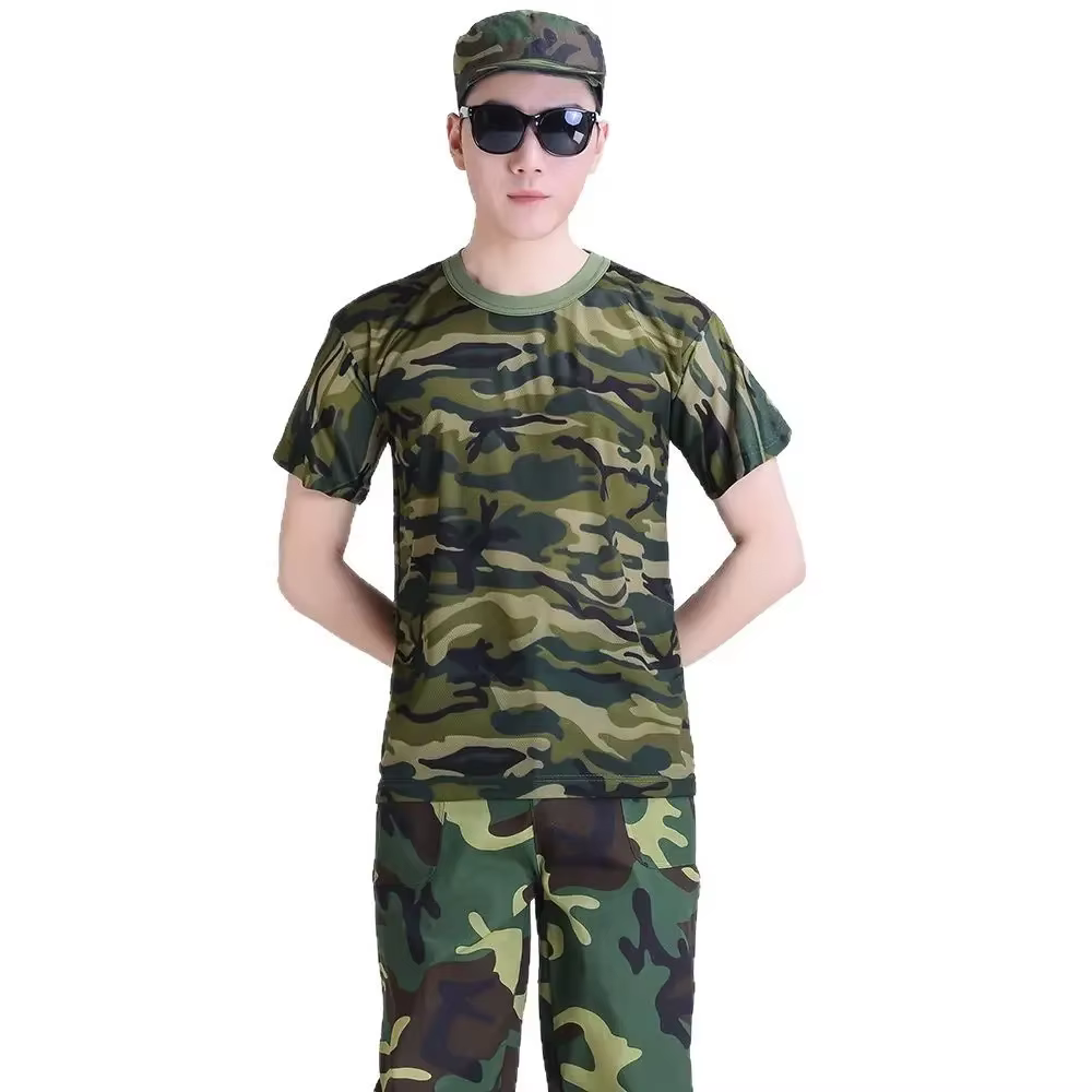 T-Shirt de Camouflage à manches courtes