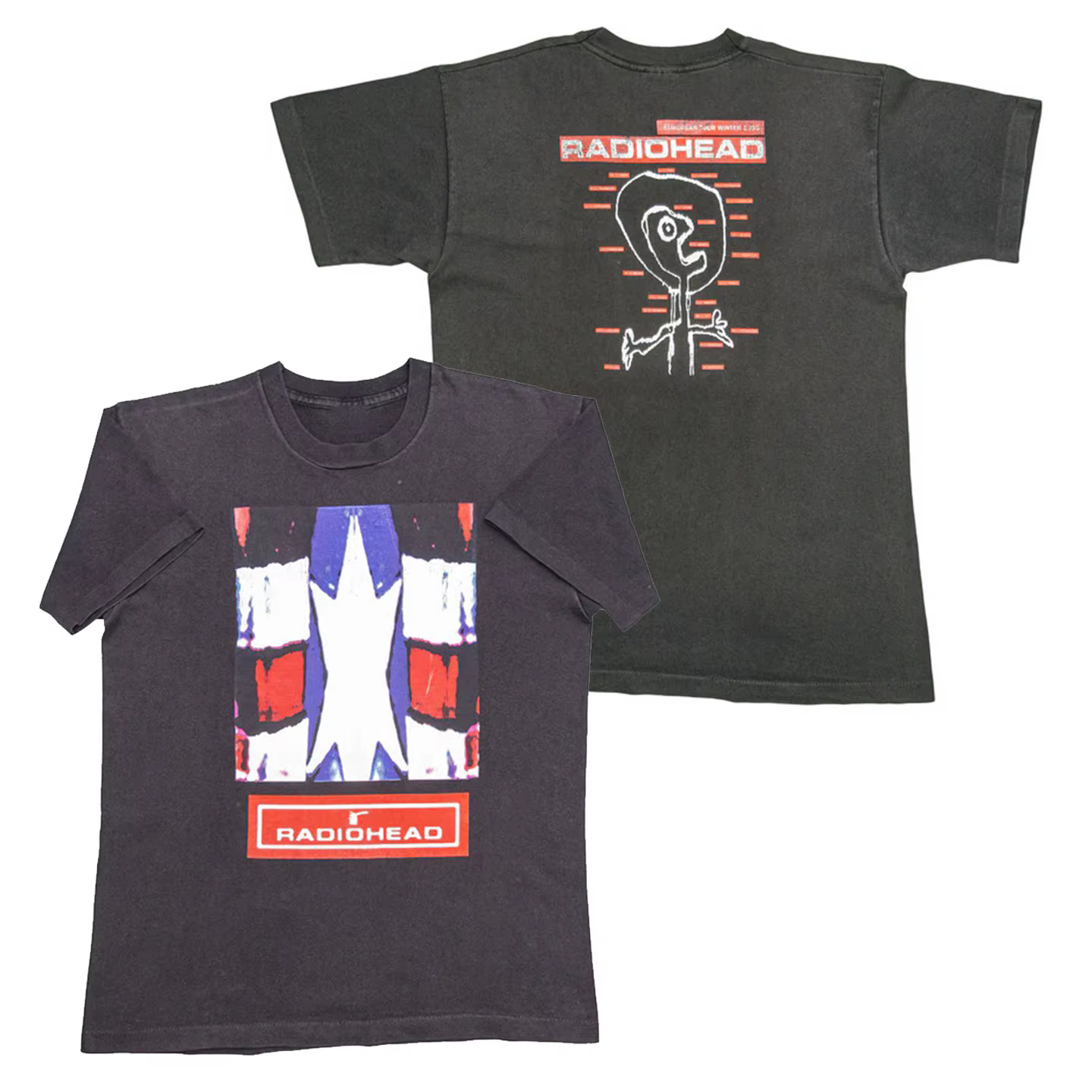 T-shirt décontracté de luxe de la marque Radiohead OK Computer Album 1994 pour hommes et femmes