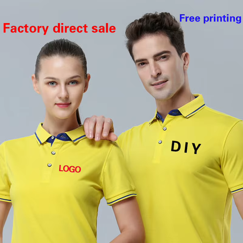 Polo d'entreprise personnalisé outillage revers T-shirt à manches courtes chemise publicitaire broderie vêtements de travail impression logo mot