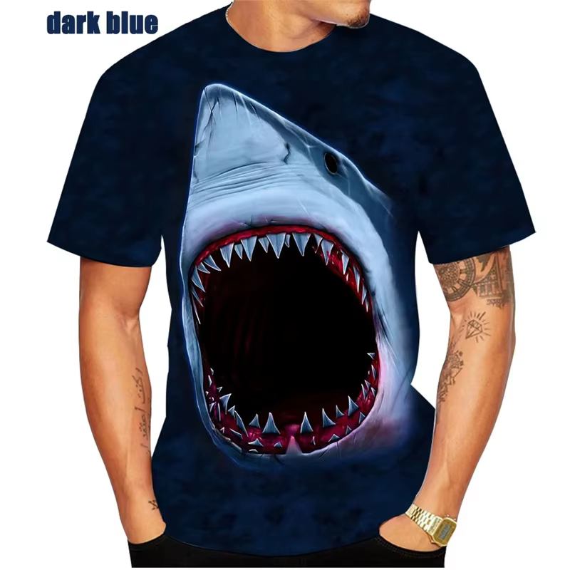 T-shirt à manches courtes et col rond pour homme
