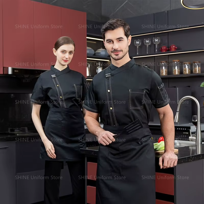 Uniforme de Chef de tête d'été pour hommes