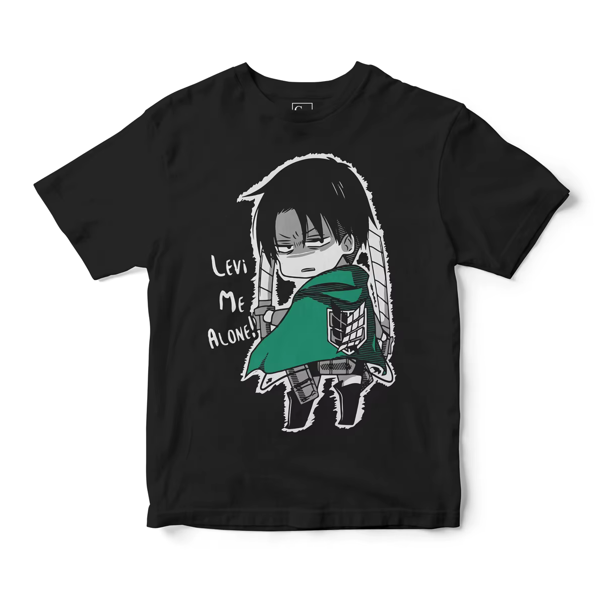 T-shirt imprimé Levi de l'anime Attack on Titan pour hommes et femmes