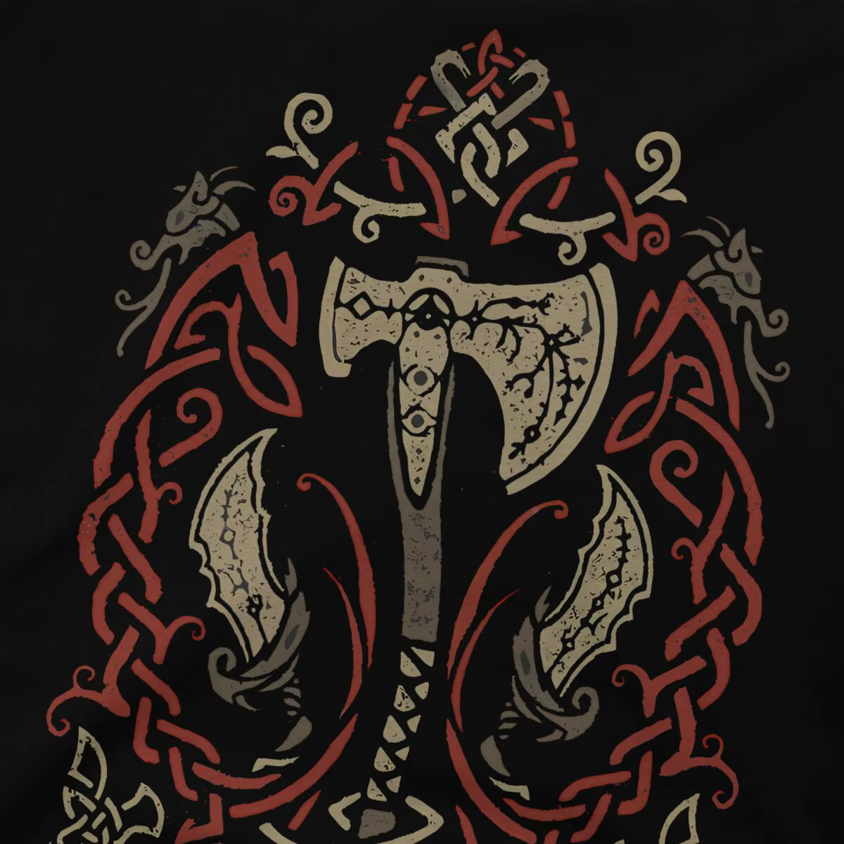 Ragnarok icône avec Kratos et Atreus t-shirt décontracté dieu de la guerre