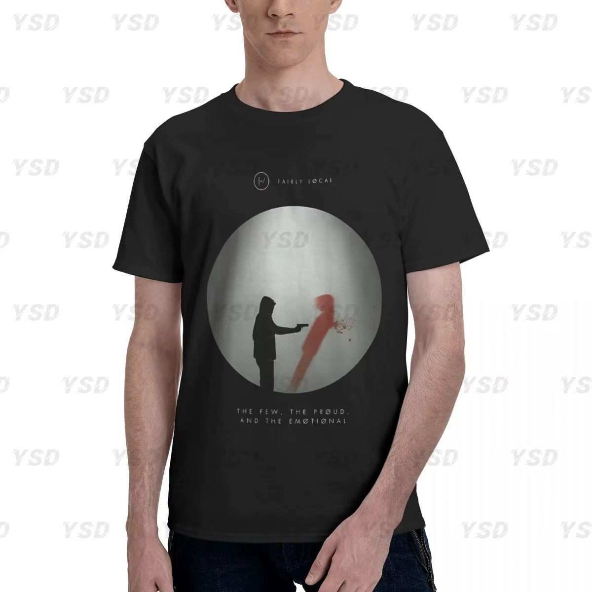 T-shirt de sport ajusté pour homme