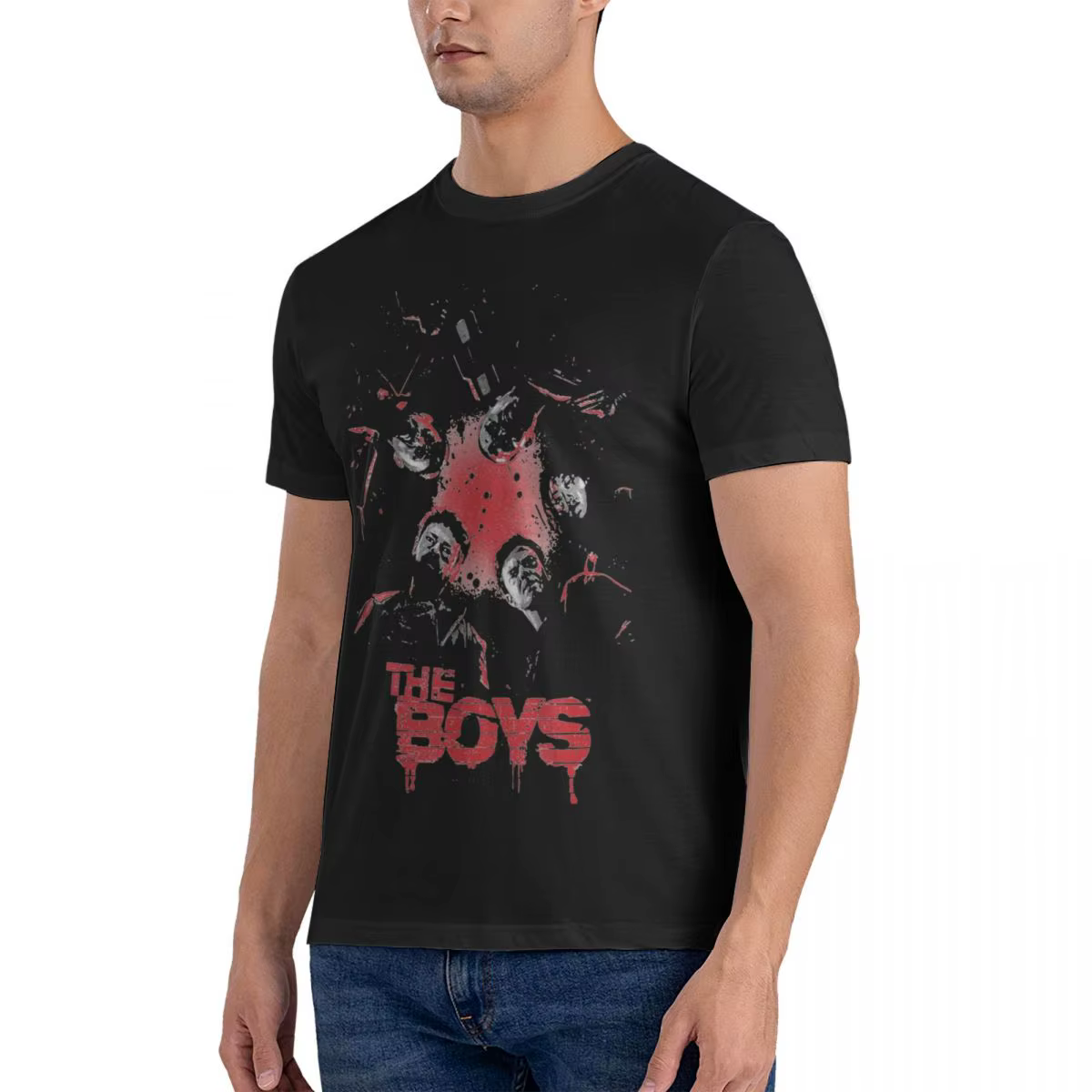 T-shirt manches courtes col rond homme