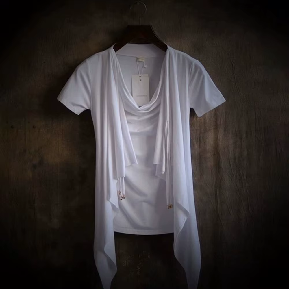 T-shirt homme uni à manches courtes