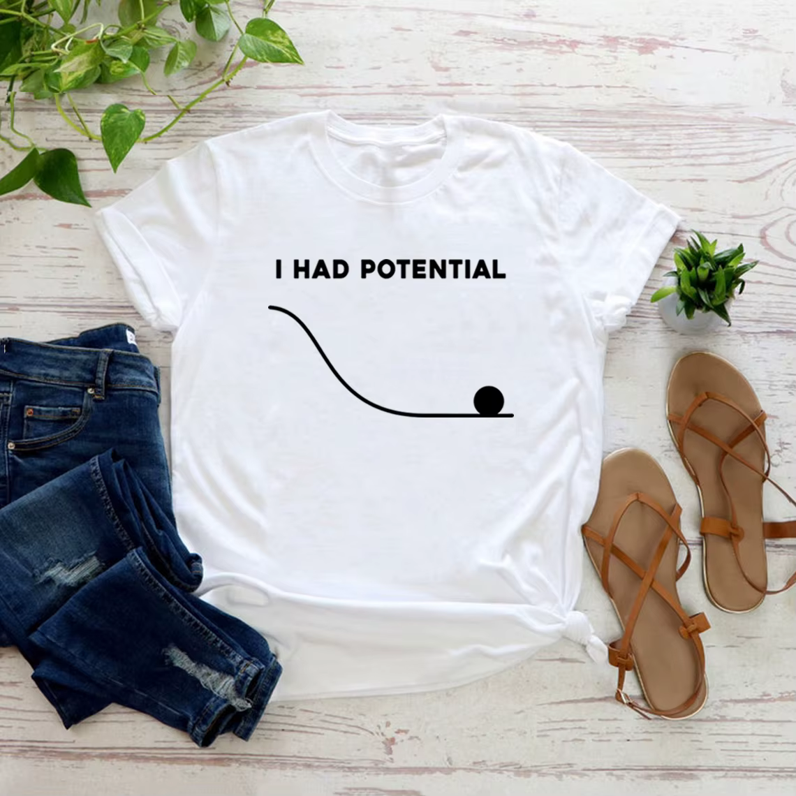 T-shirt I Had Potential Project Hail Mary Jazz Hands pour Hommes et Femmes