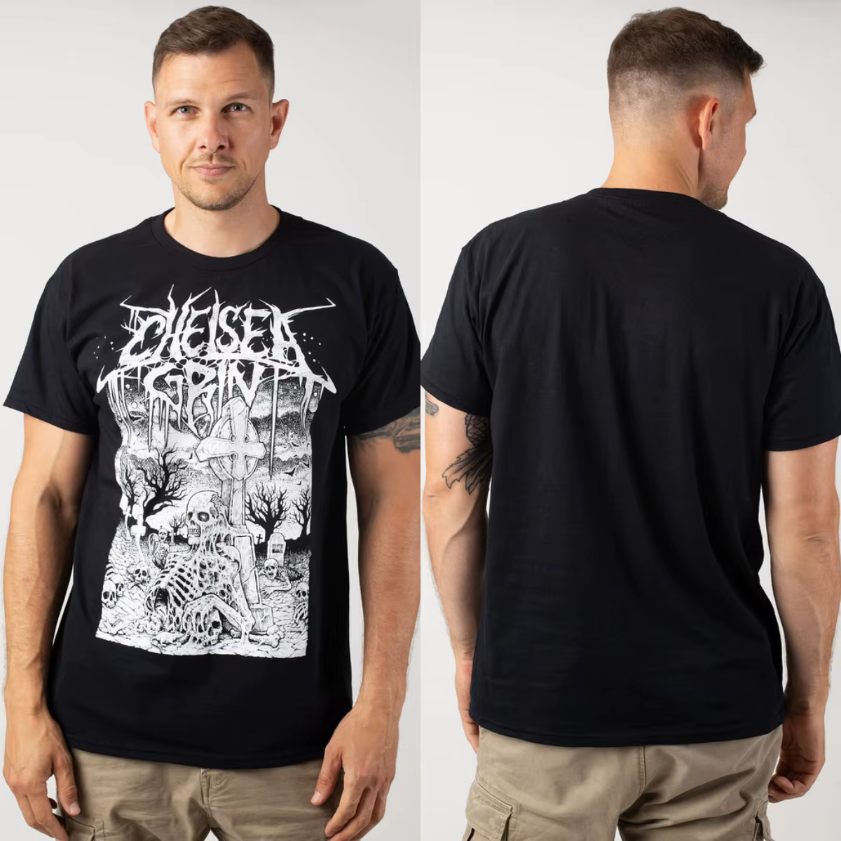 Meilleur T-shirt en coton avec motif Chelsea Grin