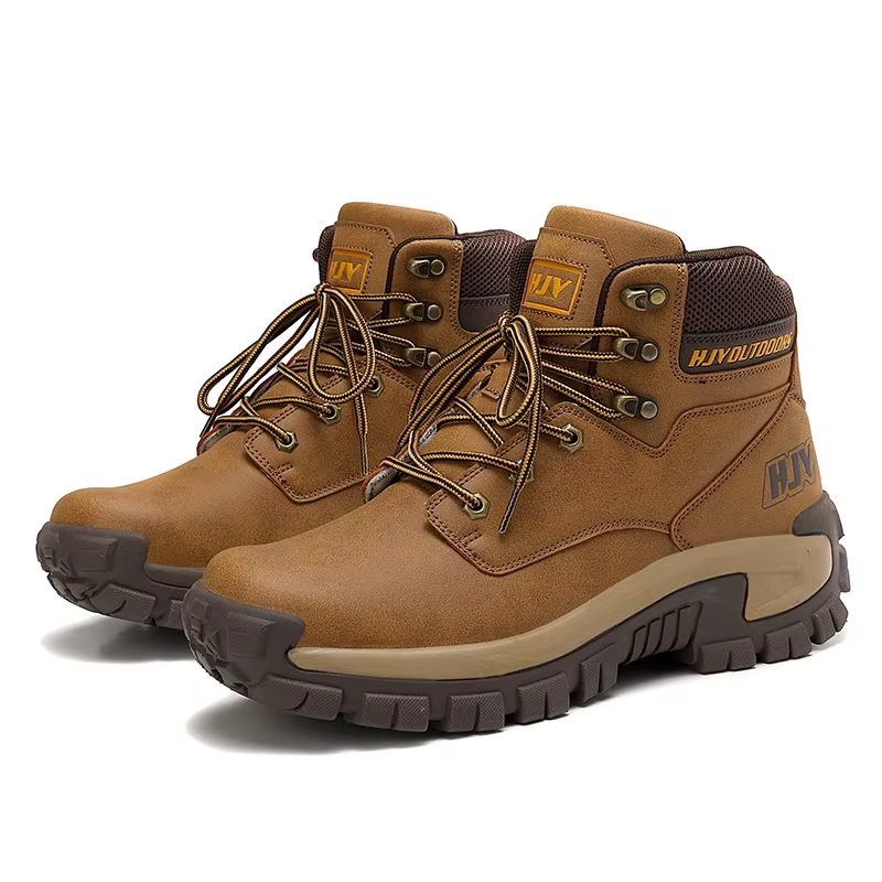 Gh-top cuir hommes bottes respirant désert