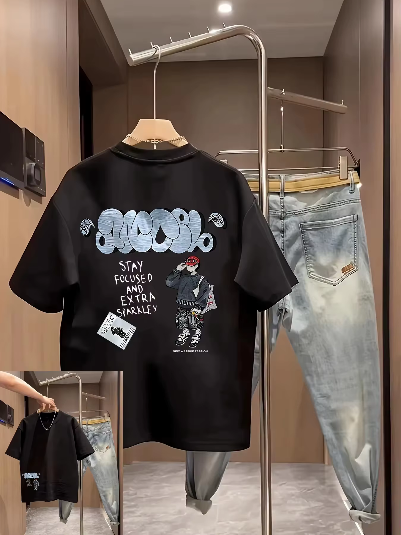 T-shirt oversize pour homme