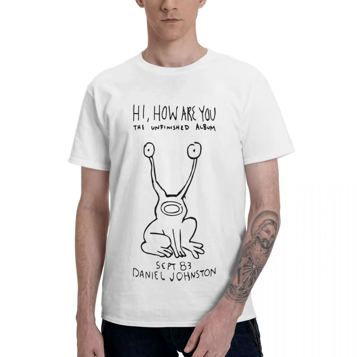 Mode salut, comment vous êtes T-shirt pur coton col rond manches courtes haute qualité imprimé taille européenne XS-5XL t-shirts