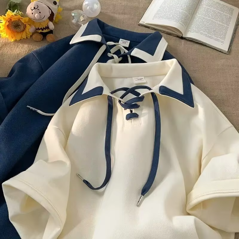 Offre Spéciale de la Saison : Nouveau Style Tendance Polo Harajuku pour Homme – Collection Été INS