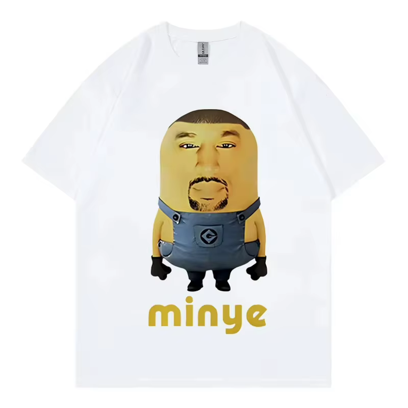 Minye Funny Meme Graphic T-shirts Fashion Hip Hop Clothing T-shirt Hommes et Femmes