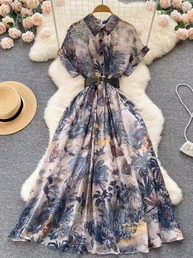 Robe de Soirée Vintage Française