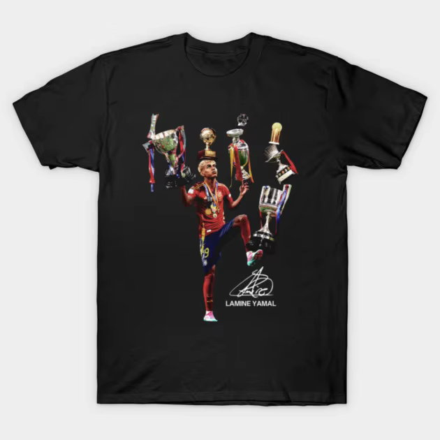 T-shirt de football unisexe ample à manches courtes en coton premium