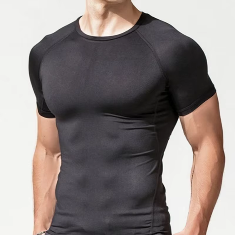 T-shirt de compression à manches courtes pour homme