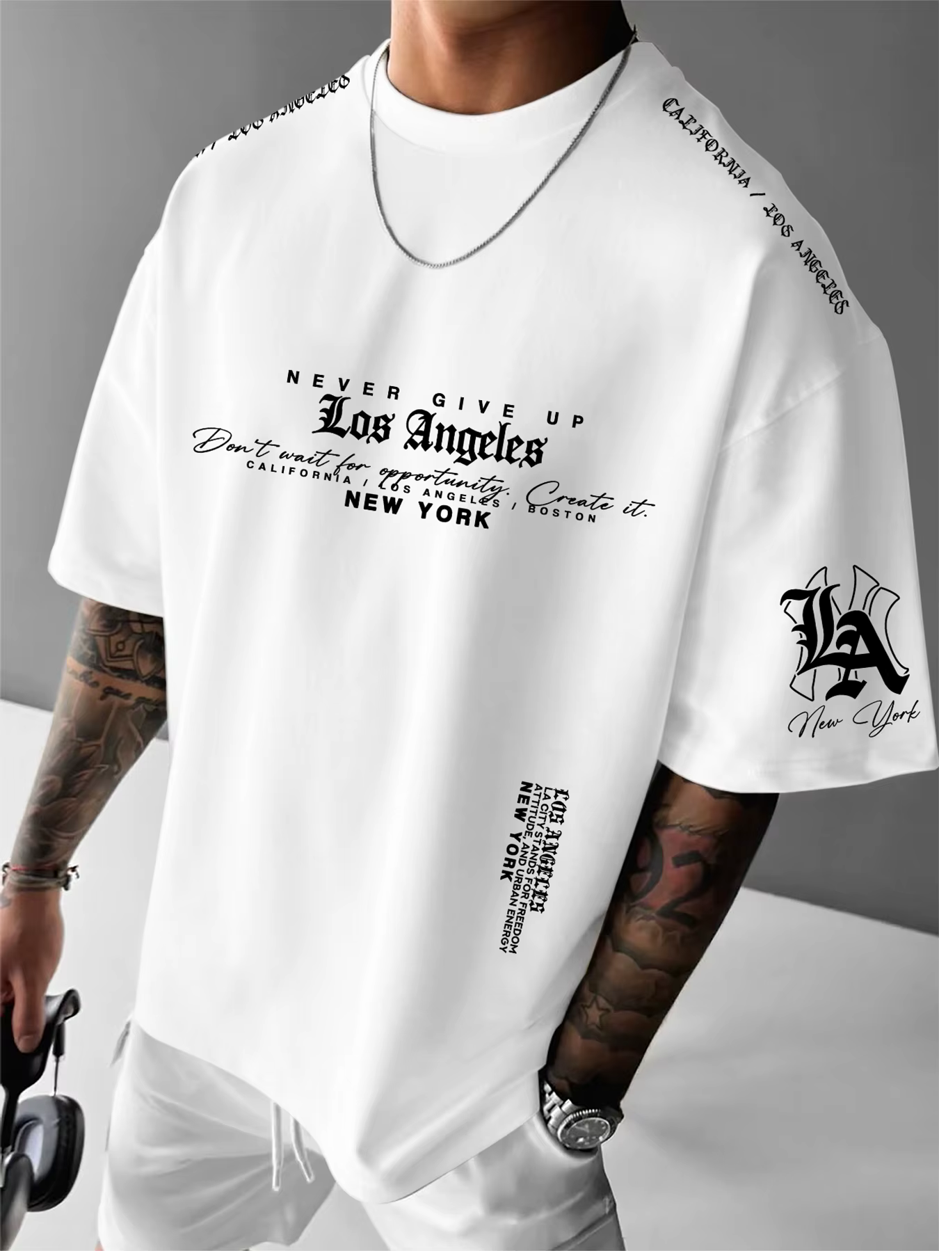 T-shirt imprimé pour hommes