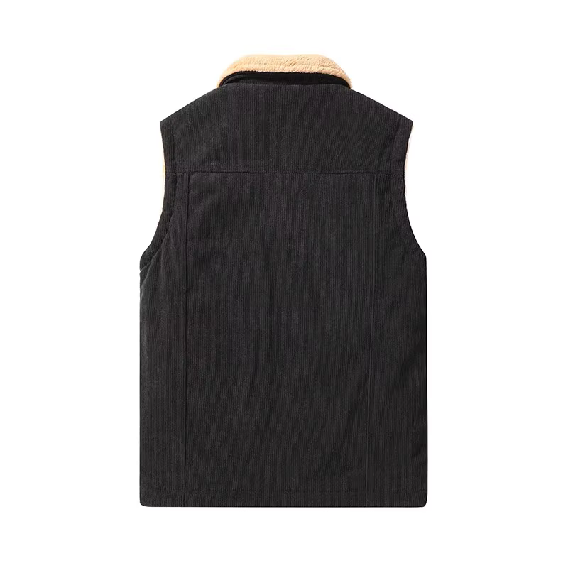 Gilet en velours côtelé pour hommes